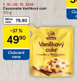 Tesco Cassonade Vanilkový cukr nabídka
