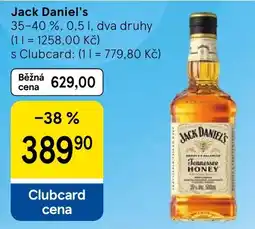 Tesco Jack Daniel's nabídka