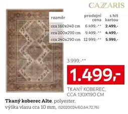 XXXLutz Tkaný koberec alte nabídka