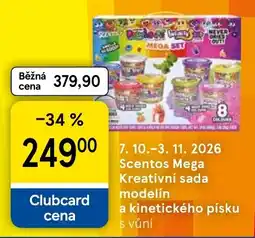 Tesco Scentsys kreativní sada modelín a kinetického písku s vůní nabídka