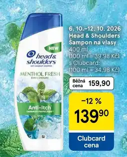 Tesco Head & shoulders šampon na vlasy nabídka