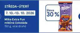 Tesco Milka Extra Fun mléčná čokoláda nabídka
