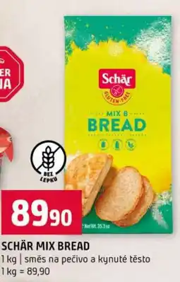 Terno Schär mix bread nabídka
