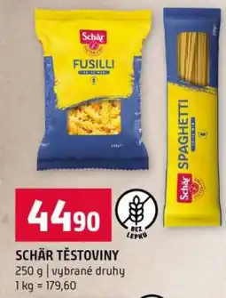 Terno Schär těstoviny nabídka