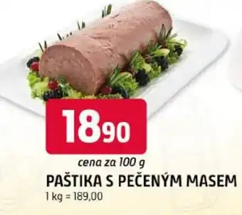 Paštika s pečeným masem