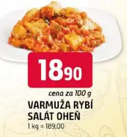 Trefa Varmuža rybí salát oheň nabídka