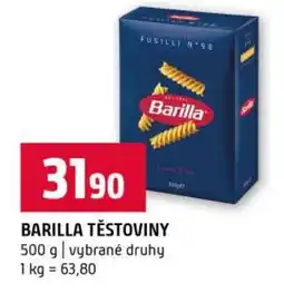 Terno Barilla těstoviny nabídka