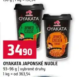 Terno Oyakata japonské nudle nabídka