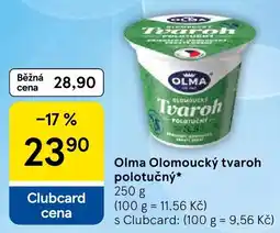 Tesco Olma olomoucký tvaroh polotučný nabídka