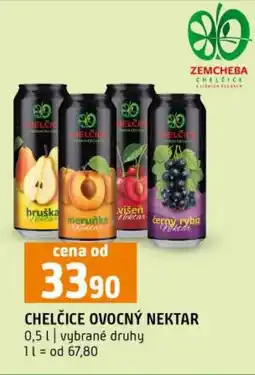 Terno Chelčice ovocný nektar nabídka