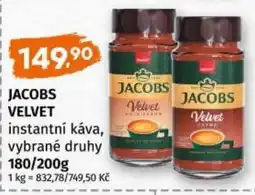 Terno Jacobs velvet instantní káva, vybrané druhy nabídka