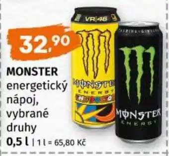 Terno Monster energetický nápoj nabídka
