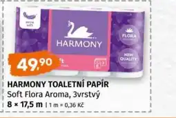 Terno Harmony toaletní papír soft flora aroma nabídka