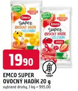 Trefa Emco super ovocný hadík nabídka