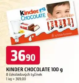 Trefa Kinder chocolate nabídka