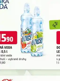 Trefa Yes voda nabídka