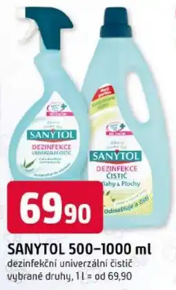 Trefa Sanytol dezinfekční univerzální čistič nabídka