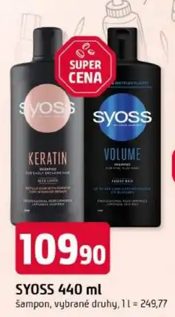 Trefa Syoss šampon, vybrané druhy nabídka