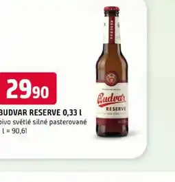 Trefa Budvar reserve nabídka