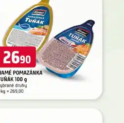 Trefa Hame pomazánka tunák nabídka