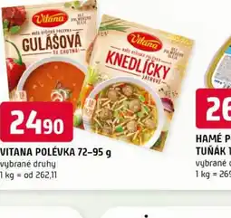 Trefa Vitana polévka nabídka