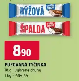 Terno Pufovaná tyčinka nabídka