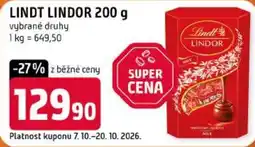 Trefa Lindt Lindor nabídka