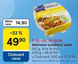 Tesco Wellness tuňakový salát nabídka