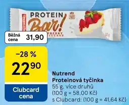 Tesco Nutrend Proteinová tyčinka nabídka