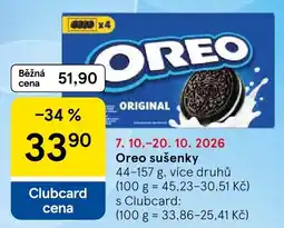 Tesco Oreo sušenky nabídka