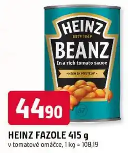 Trefa Heinz fazole nabídka