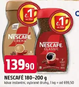 Trefa Nescafé káva instantní vybrané druhy nabídka