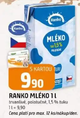 Trefa Ranko mléko 1l nabídka