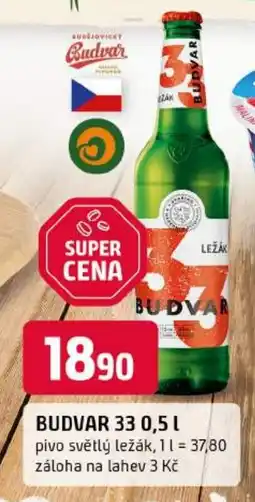 Trefa Budvar 33 nabídka