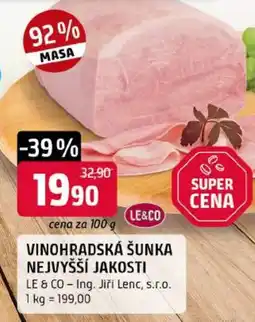 Trefa Le & Co vinohradská šunka nabídka