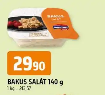 Trefa Bakus salát nabídka