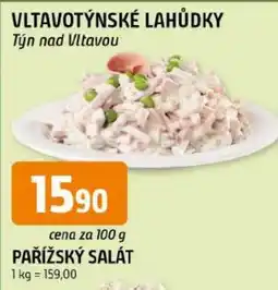 Trefa Vltavotýnské lahůdky Pařížský salát nabídka