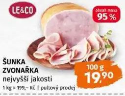 Trefa Le&Co šunka zvonařka nabídka