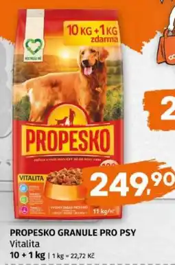 Trefa Propesko granule pro psy vitalita nabídka