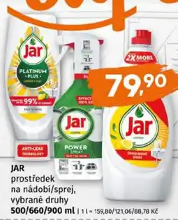 Trefa Jar prostředek na nádobí/sprej nabídka