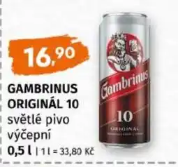 Trefa Gambrinus originál 10 nabídka