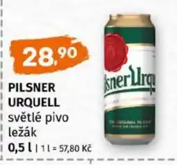 Trefa Pilsner Urquell světlé pivo ležák nabídka