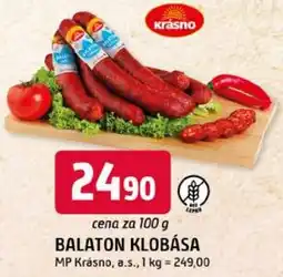 Trefa Krasno balaton klobasa nabídka