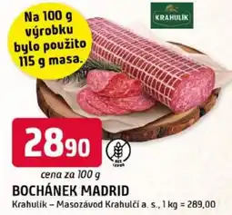 Trefa Krahulik bochánek madrid nabídka