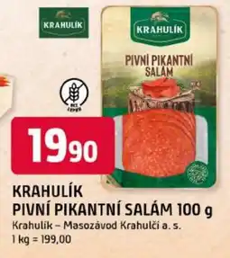 Trefa Krahlík pivní pikantní salám nabídka