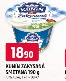 Trefa Kunín zakysaná smetana nabídka
