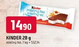 Trefa Kinder mléčný řez nabídka