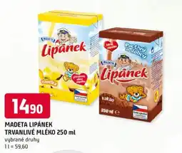 Trefa Madeta lipánek trvanlivé mléko nabídka