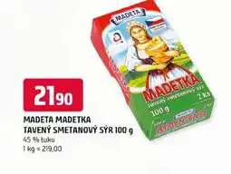 Trefa Madeta madetka tavený smetanový sýr nabídka