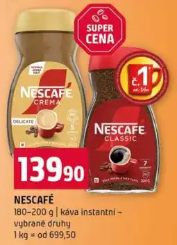 Terno Nescafé káva instantní - vybrané druhy nabídka